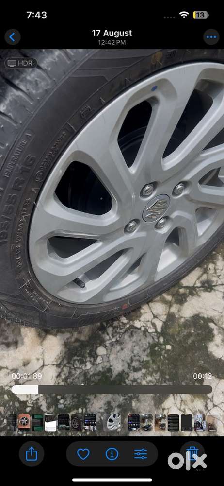 Alloy with tyres beleno brand new beleno