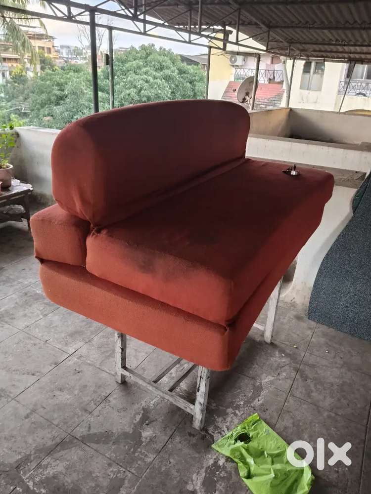 Sofa cum bed in cushion