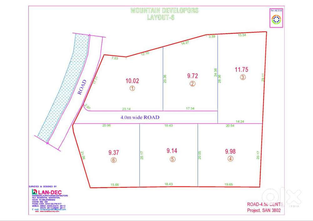 Prime 65 Cents Land for Sale – Karukutty - Angamaly