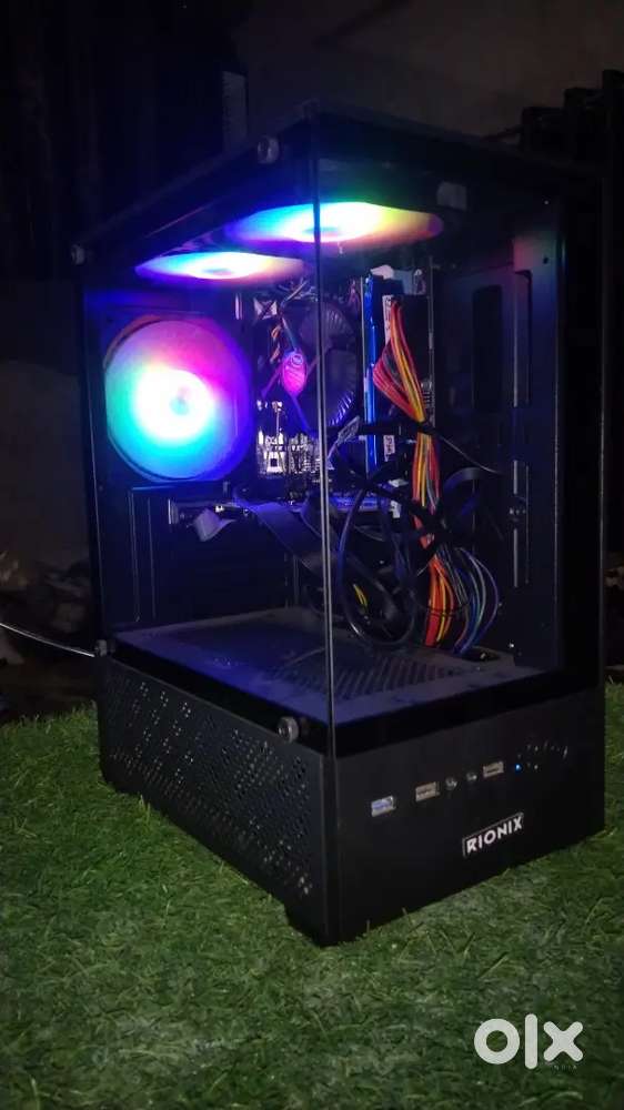 Gaming pc with RGB lights