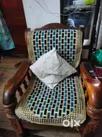 Wooden 5 seater  Sofa set and tea poy