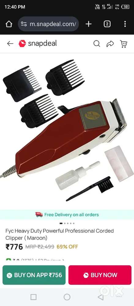 Trimmer men hair clipper