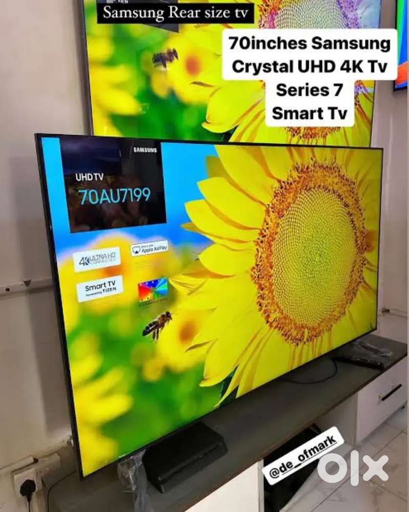 Samsung Tizen model with new features and frameless led tv