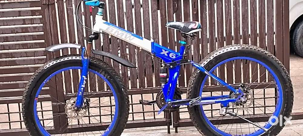 Fat tyre Foldable Blue