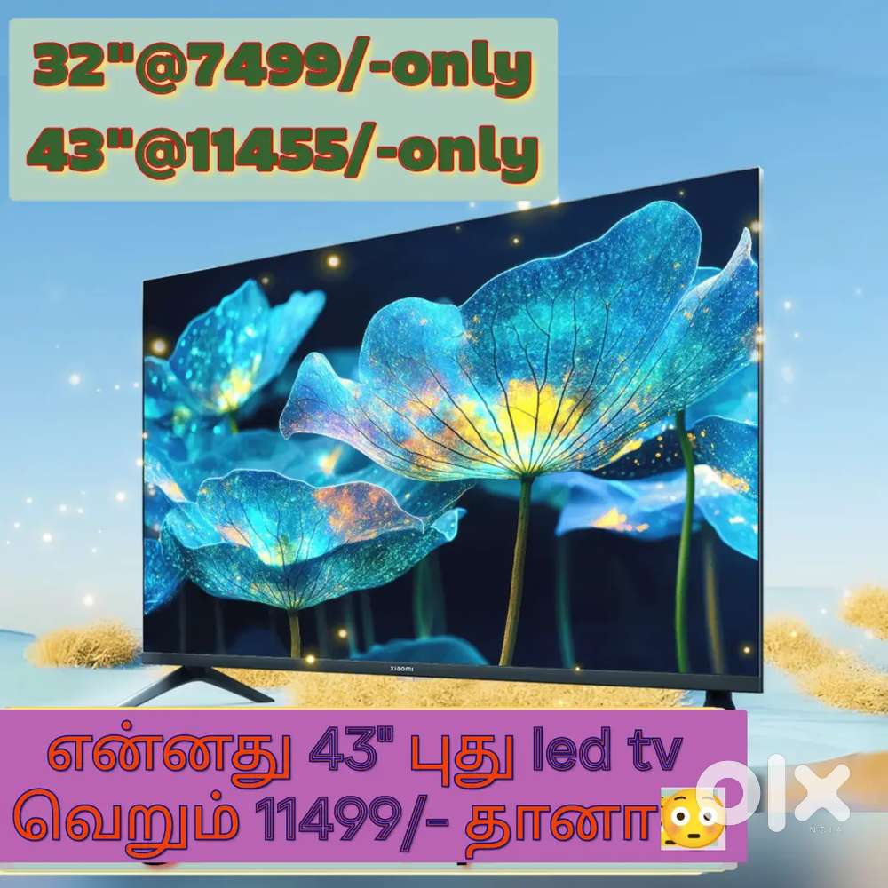 Low cost 43 inch smart Android frameless led tv @11444