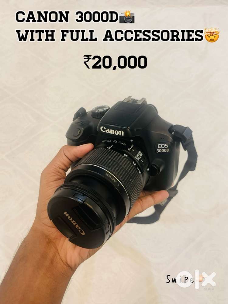 CANON 3000d With Full Acessories