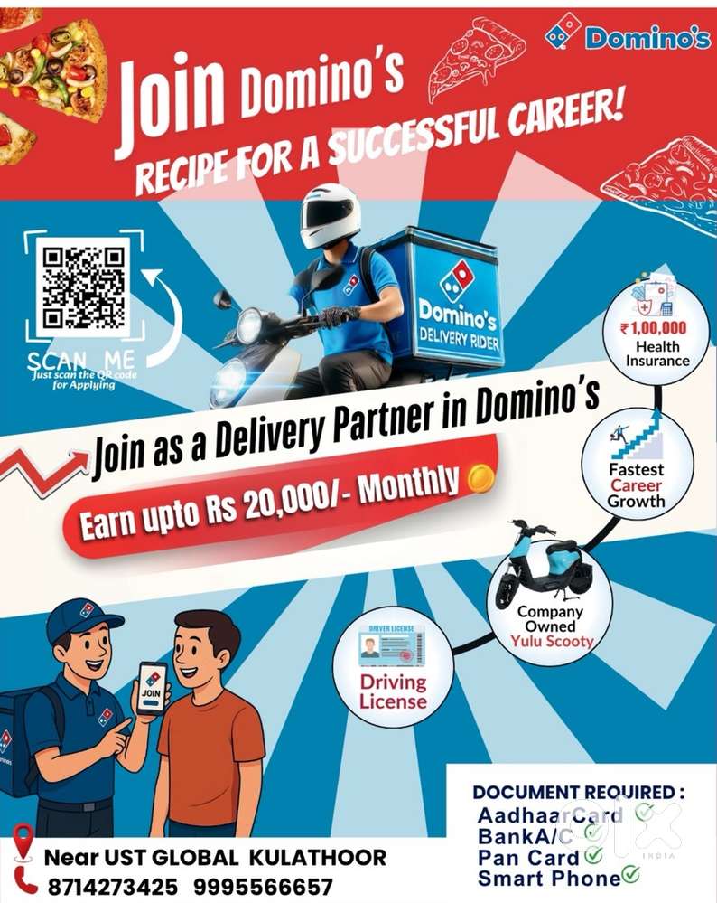 Dominos Pizza Delivery Partner