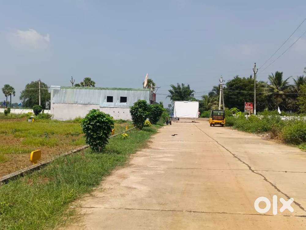 Airport Road 100 Ft Road Facing Venture at NARENDRAPURAM