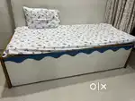 Single Cum Double Bed with Storage