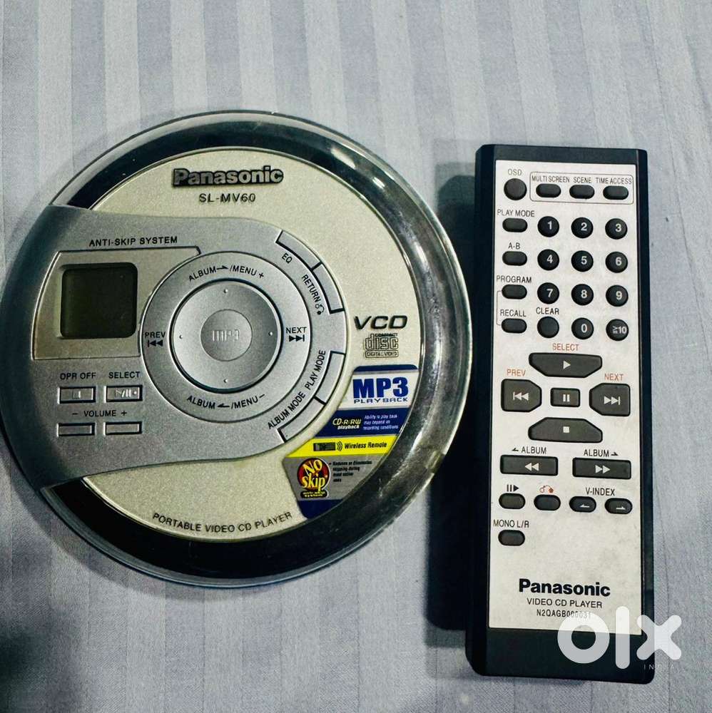 Panasonic SL-MV60 Portable CD/VCD PLAYER WITH REMOTE BOX