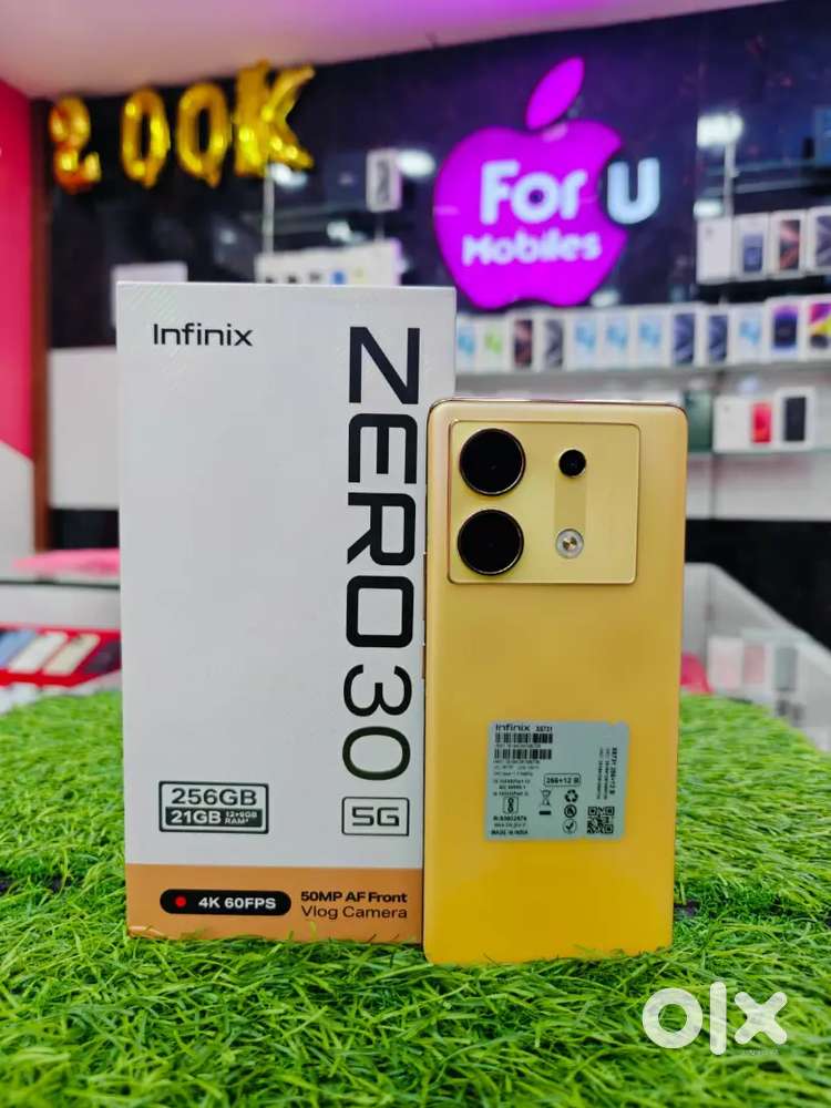 Infinix zero 30 12/256 Full kit Box Brand new condition Emi available