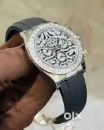 The Cosmograph Daytona Men White Gold With Dimond Bazel Dial Original.