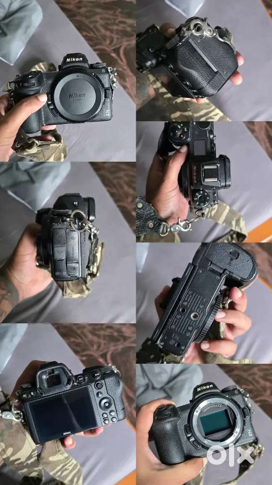 Nikon Z6ii with 50mm, 85mm and 13mm lenses