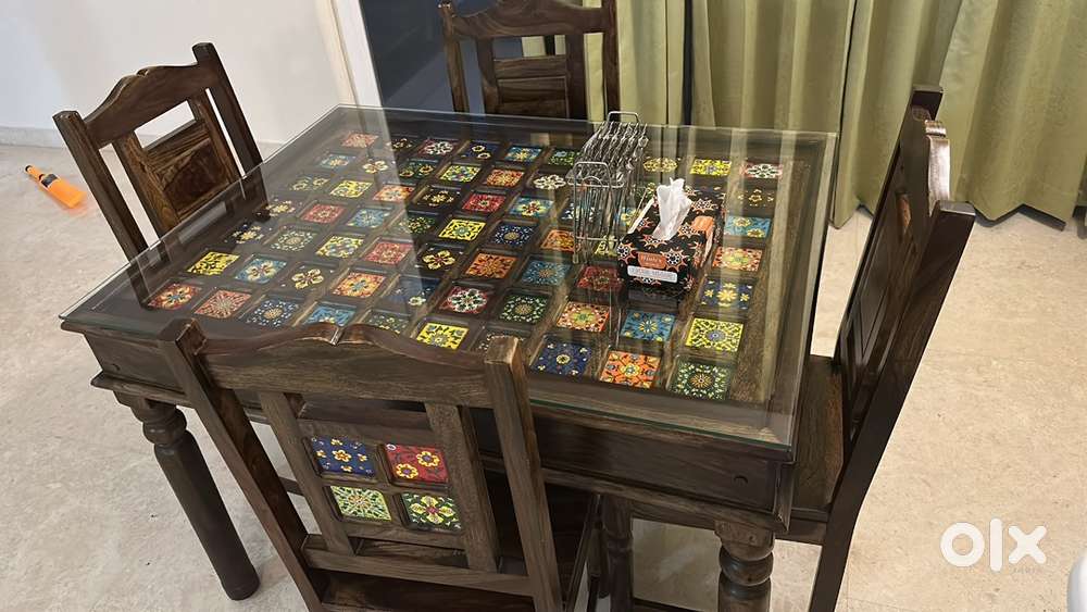 Sheesham wood 4 seater dining