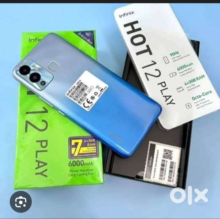 Infinix Hot 12 Play (7gb Ram & 64gb Internal Memory) urgent sel all ok