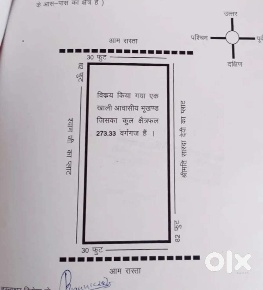 यह प्लाट रेनवाल मे मस्त महादेव कॉलोनी मे