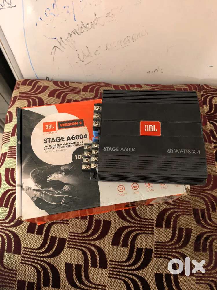 JBL A6004 4-Channel Amplifier Original, Powerful Sound, Car Audio