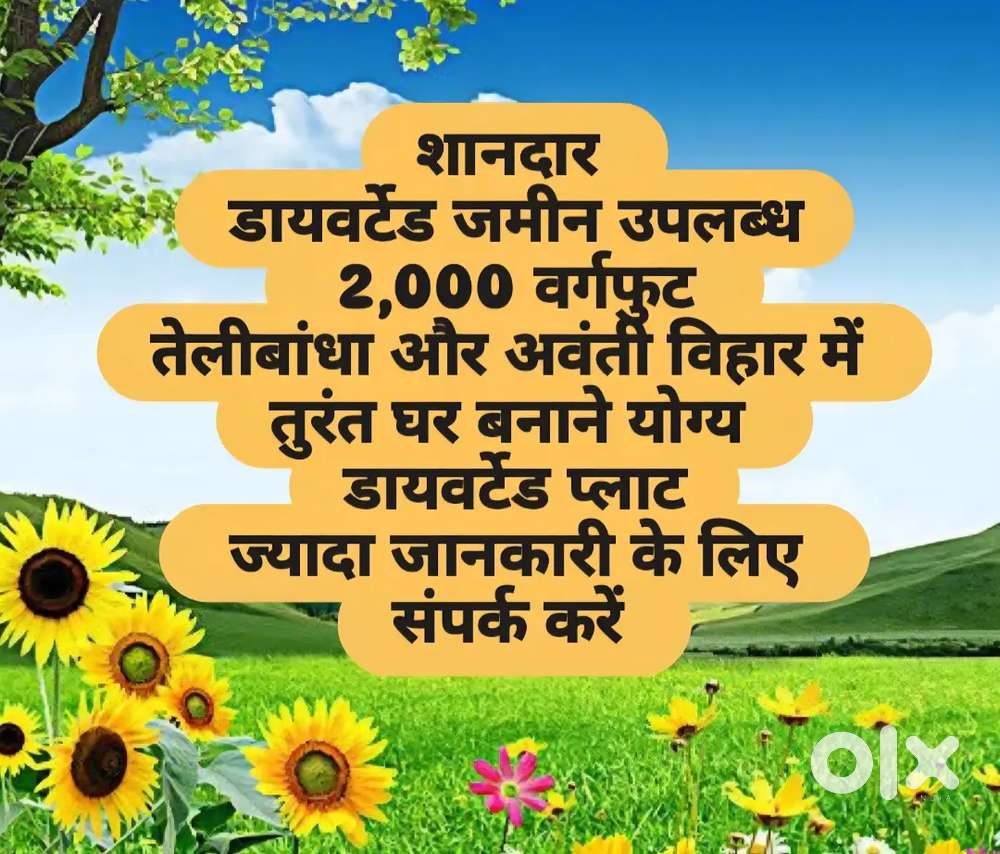 DIVERTED PLOT AVAILABLE