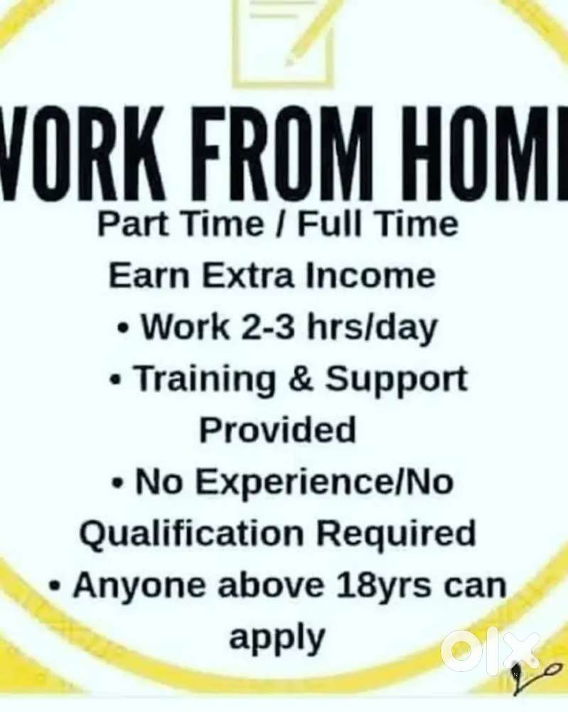 Work from home 3 hours required