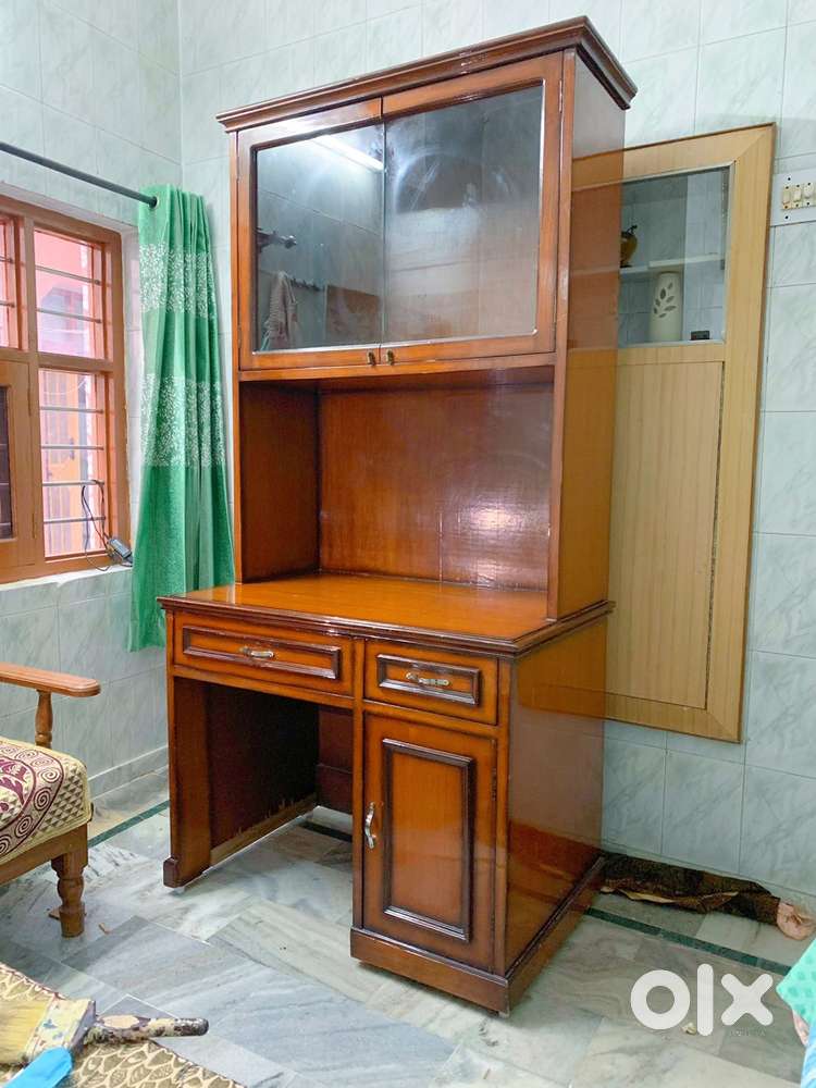 Computer Cum Study Table with wide storage cabinet