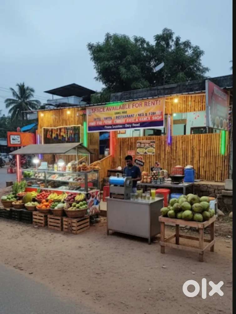 Nadan Hotel&Snacks/Also space best for Fruits/veg/fish shop & juices