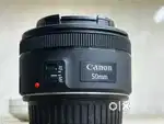 Canon EF 50 mm f/1.8 STM Standard Prime Lens (Black, 50 mm)