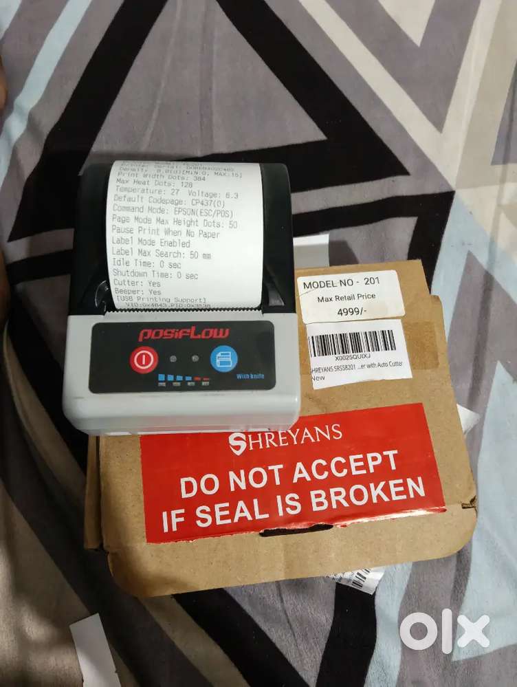 Portable thermal recipet printer.2 inch.