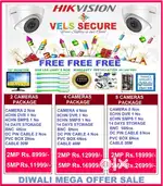 MEGA   DIWALI   SALE 2MP HIKVISION CCTV CAMERA   DAY & NIGHT V