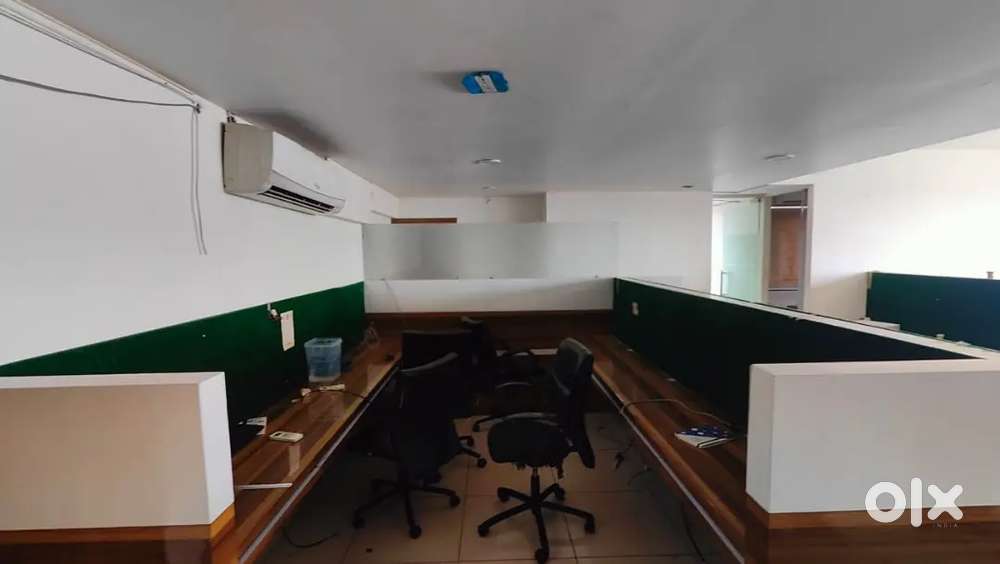 Fully furnished office with 4 cabin and 38 work stations