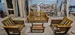 Brand new teakwood sofa five seater