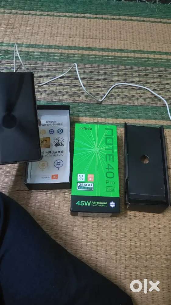 3 months oldINFINIX NOTE 40 PRO IS FOR SALE 256 GB AND 16GB RAM