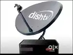New dish tv set up box with cable