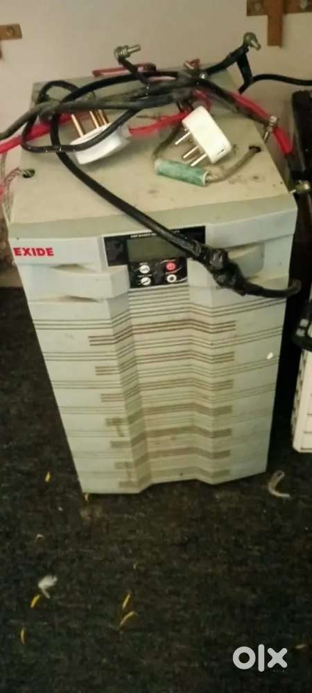 EXIDE 5.2KV UPS AND 4 TUBLER BATTERY