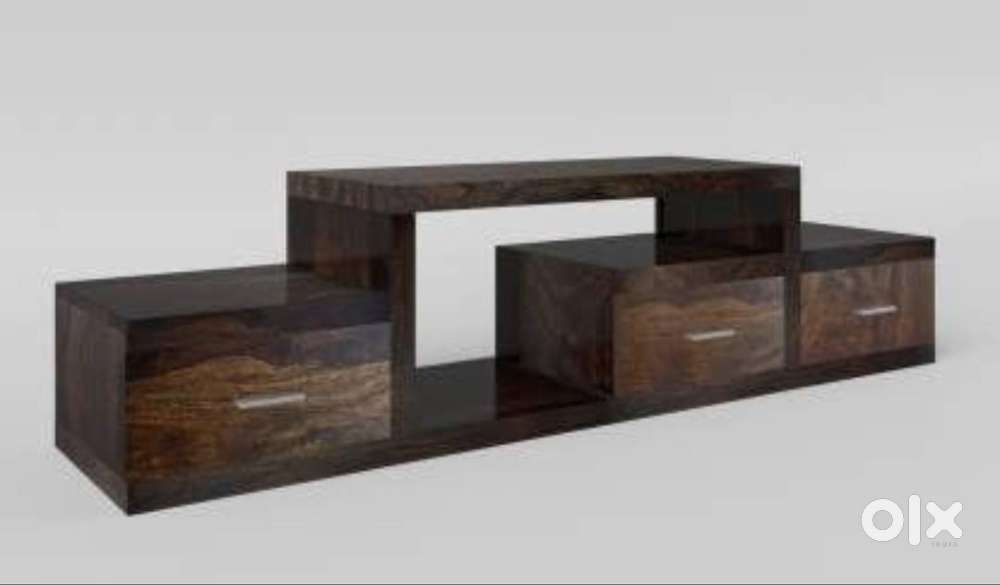 Solid Wood TV Unit