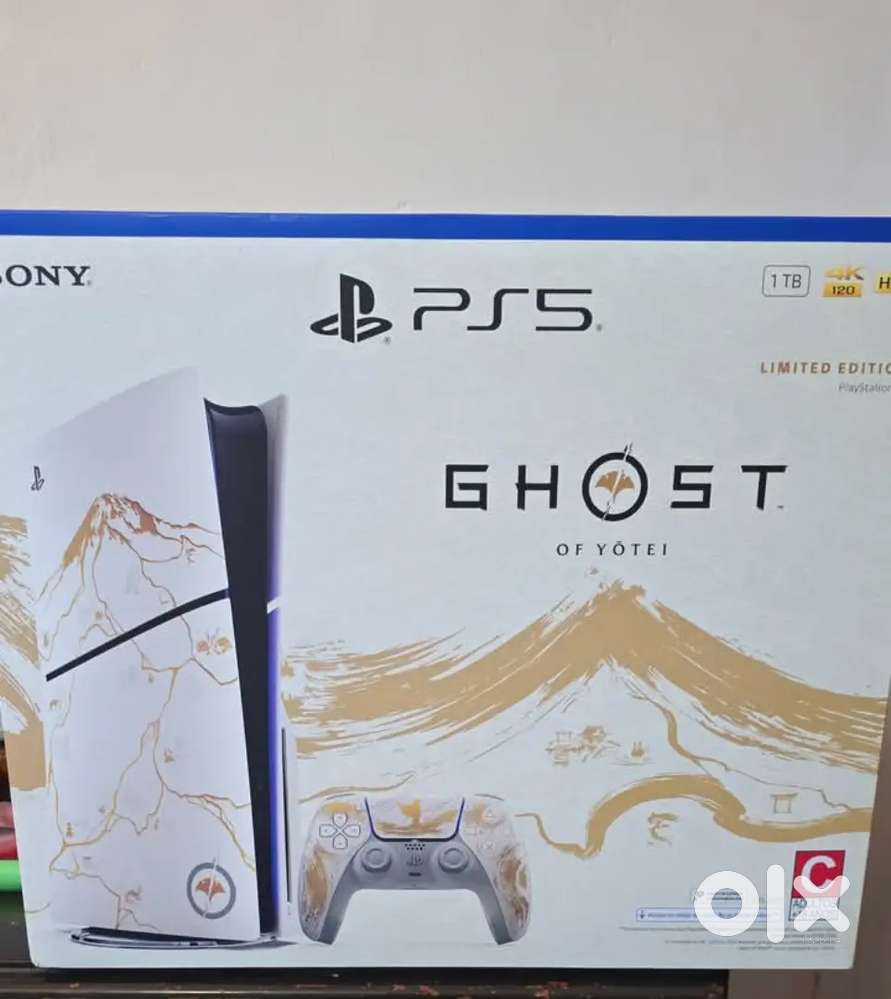 PlayStation 5 Slim Ghost of Yotei Gold Limited Edition Bundle (1TB)