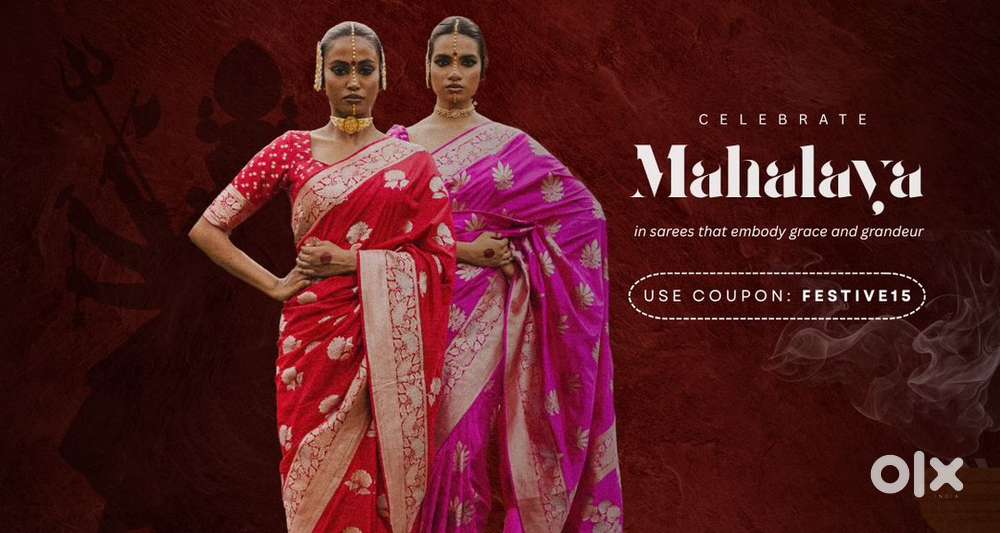 Second hand saree only 1 hour use