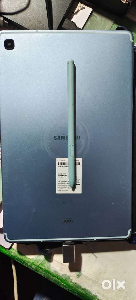 Samsung s6 lite tablet + tempered glass + stand cover