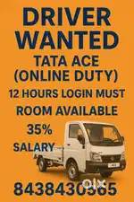 TATA Ace online driver wanted