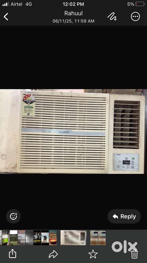 Well maintained 1.5 ton window AC 3 star