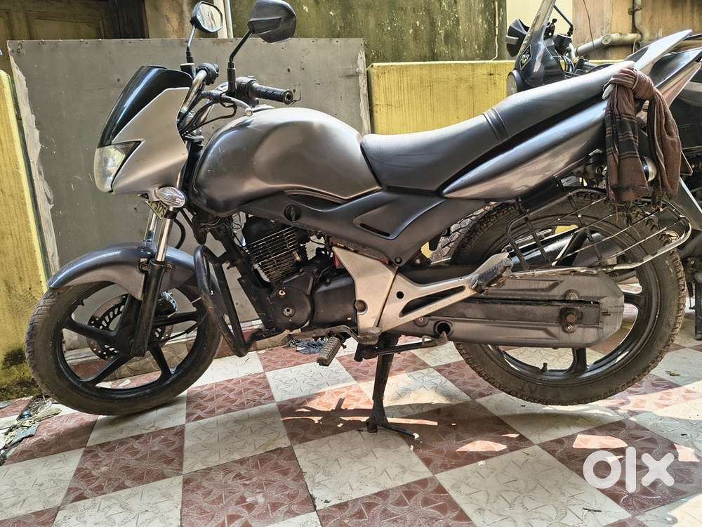 Grey color motorcycle
