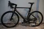 Java fuoco disc full carbon road bike driven less than 50 km