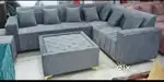 New sofa set 8490, L shape sofa 15500 /- Emi available