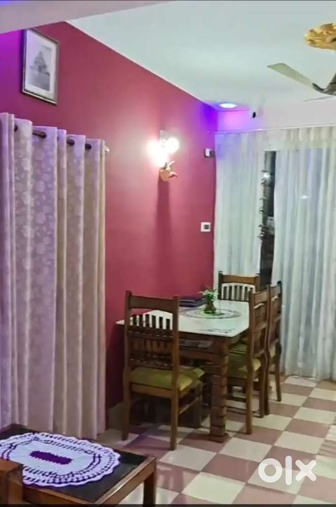 2BHK semi Furnished well maintained Interior with 1 car parking a