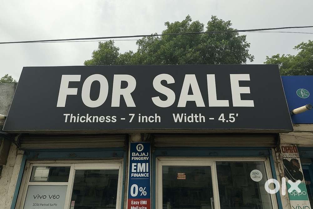 “For Sale: Old Electronic Glow Sign Board (16 ft × 4.5 ft × 7 in)”