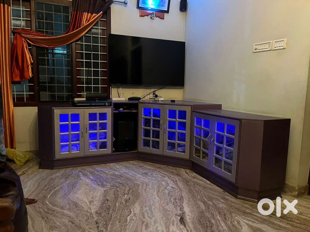 Television stand with glass door  TV stand