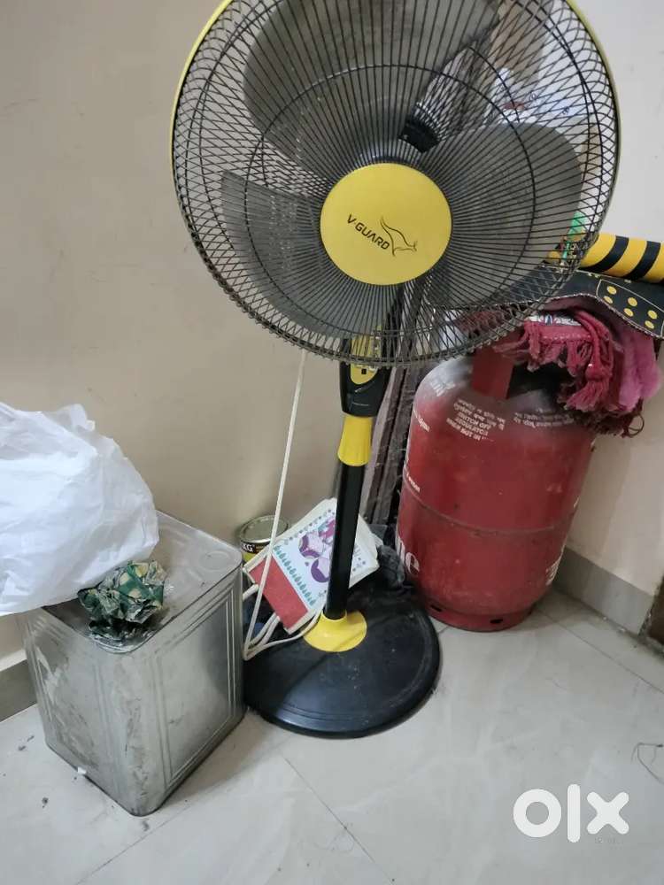 Standing table fan