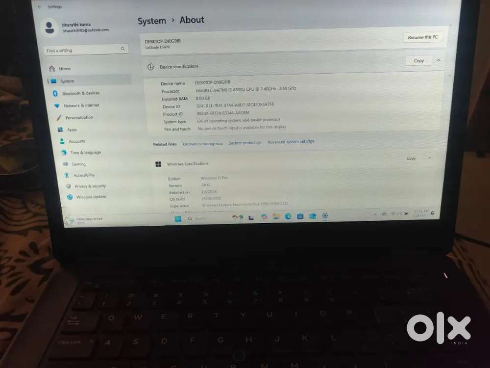 Dell i5 6genration laptop