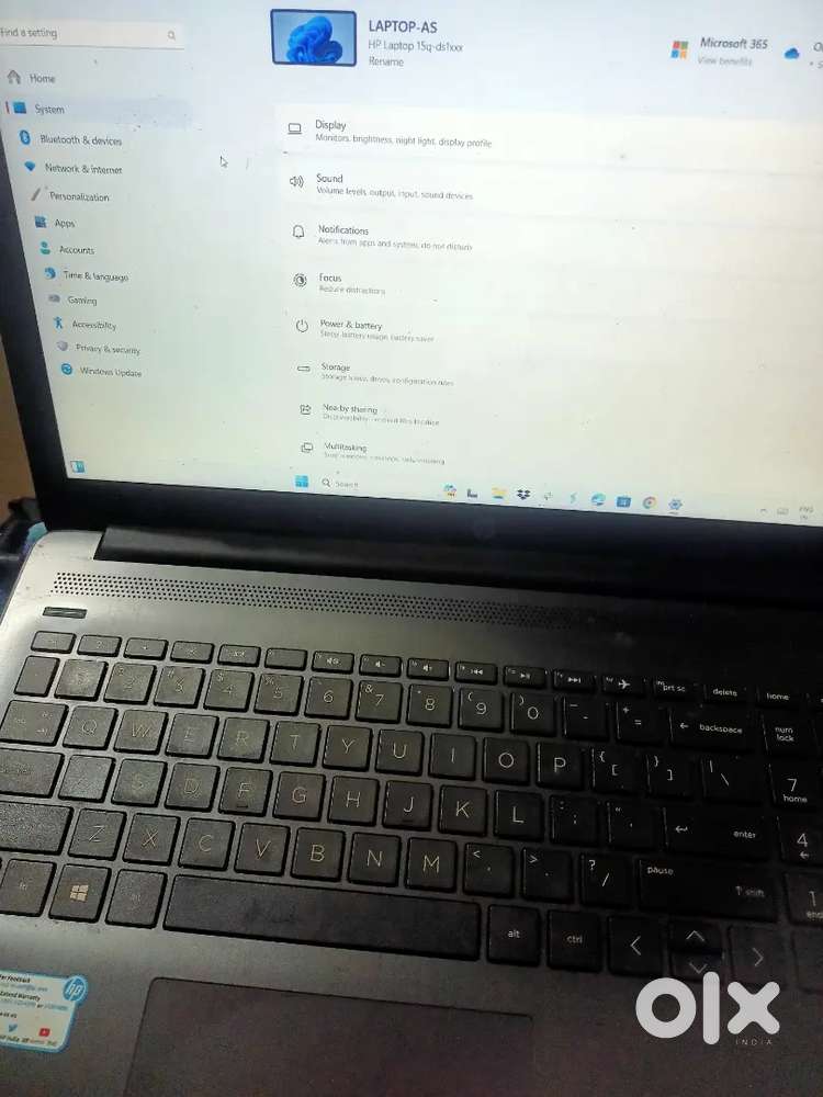Hp laptop in fully working condition