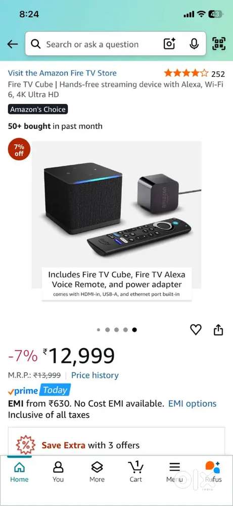 Fire tv cube