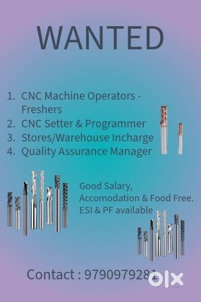 CNC Machine Operator - Freshers